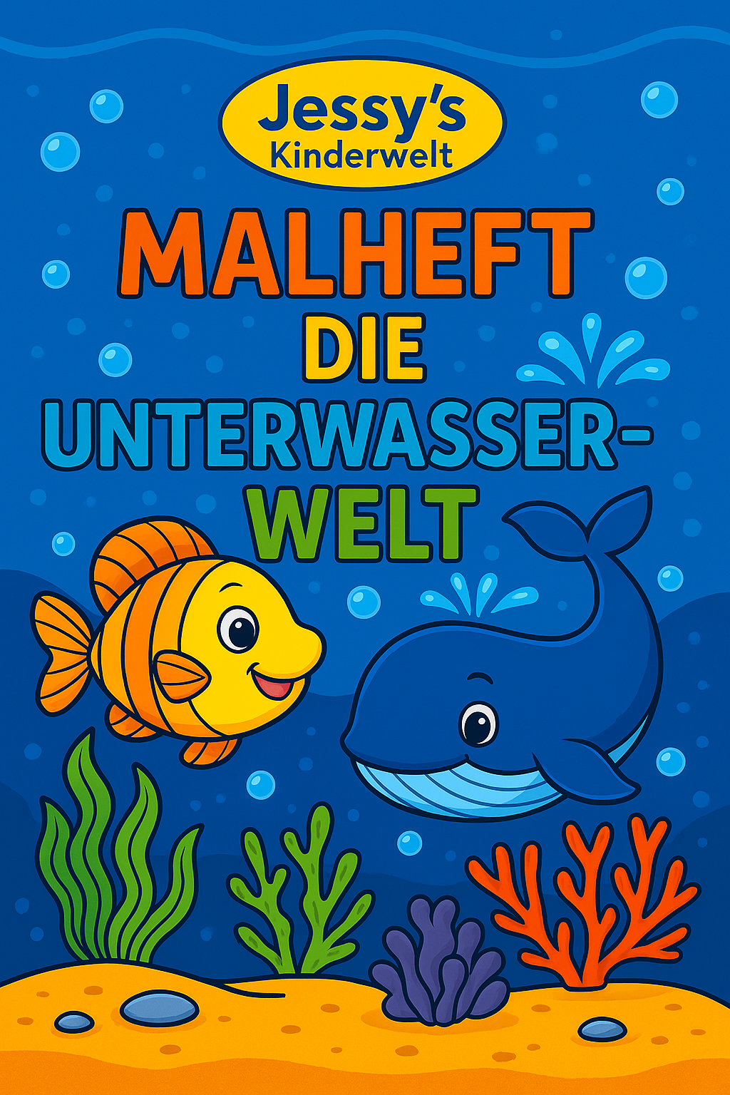 Ausmalheft Die Unterwasserwelt