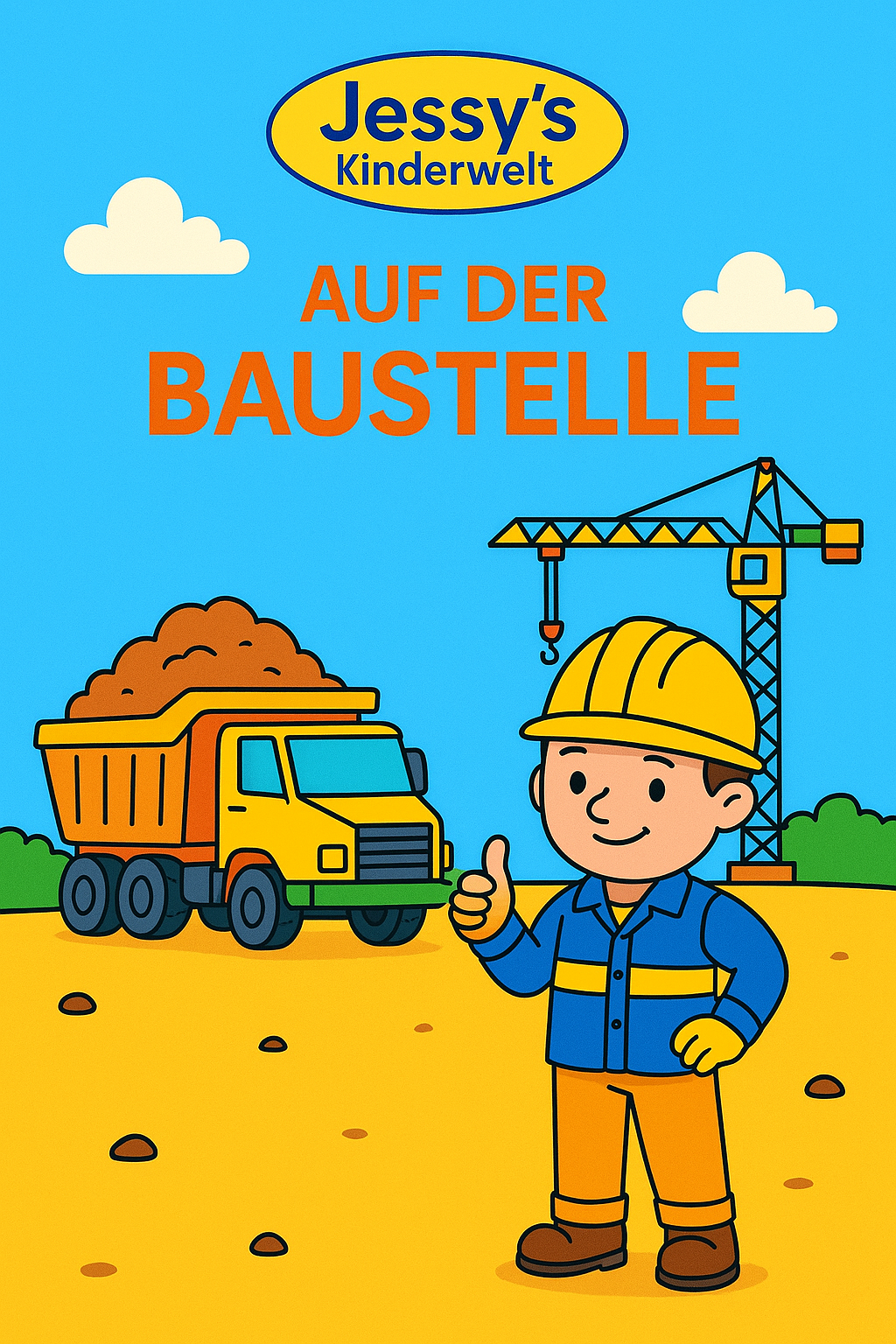 Ausmalheft Baustelle