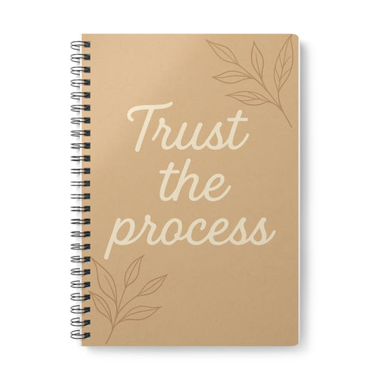 Notizbuch trust the process A5