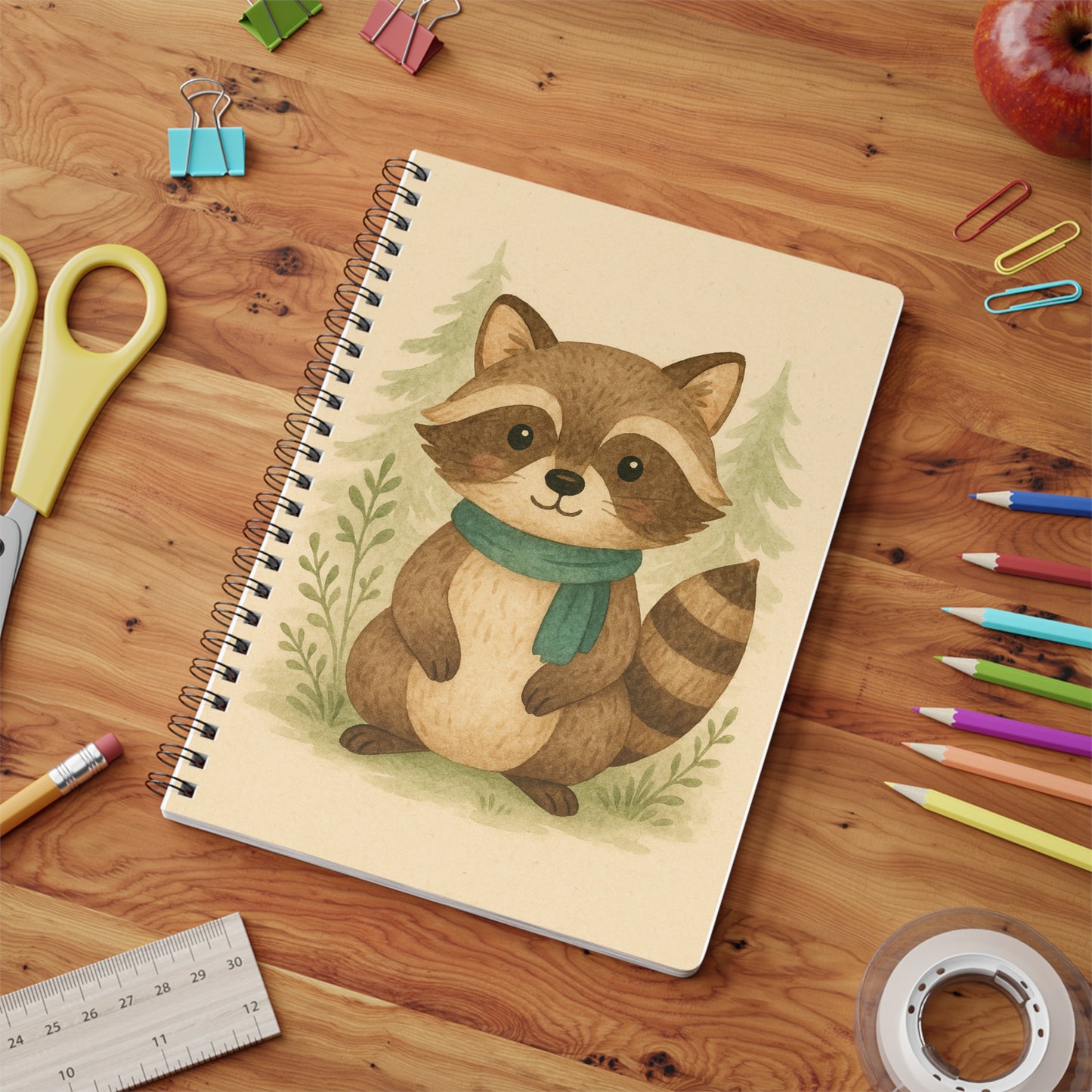 Notizbuch Waschbär A5