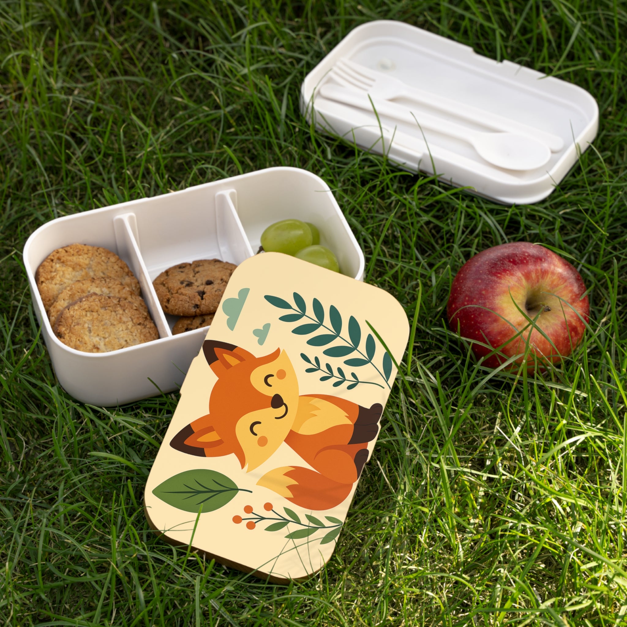 Fröhlicher Fuchs – Lunchbox-Design für kleine Naturfreunde