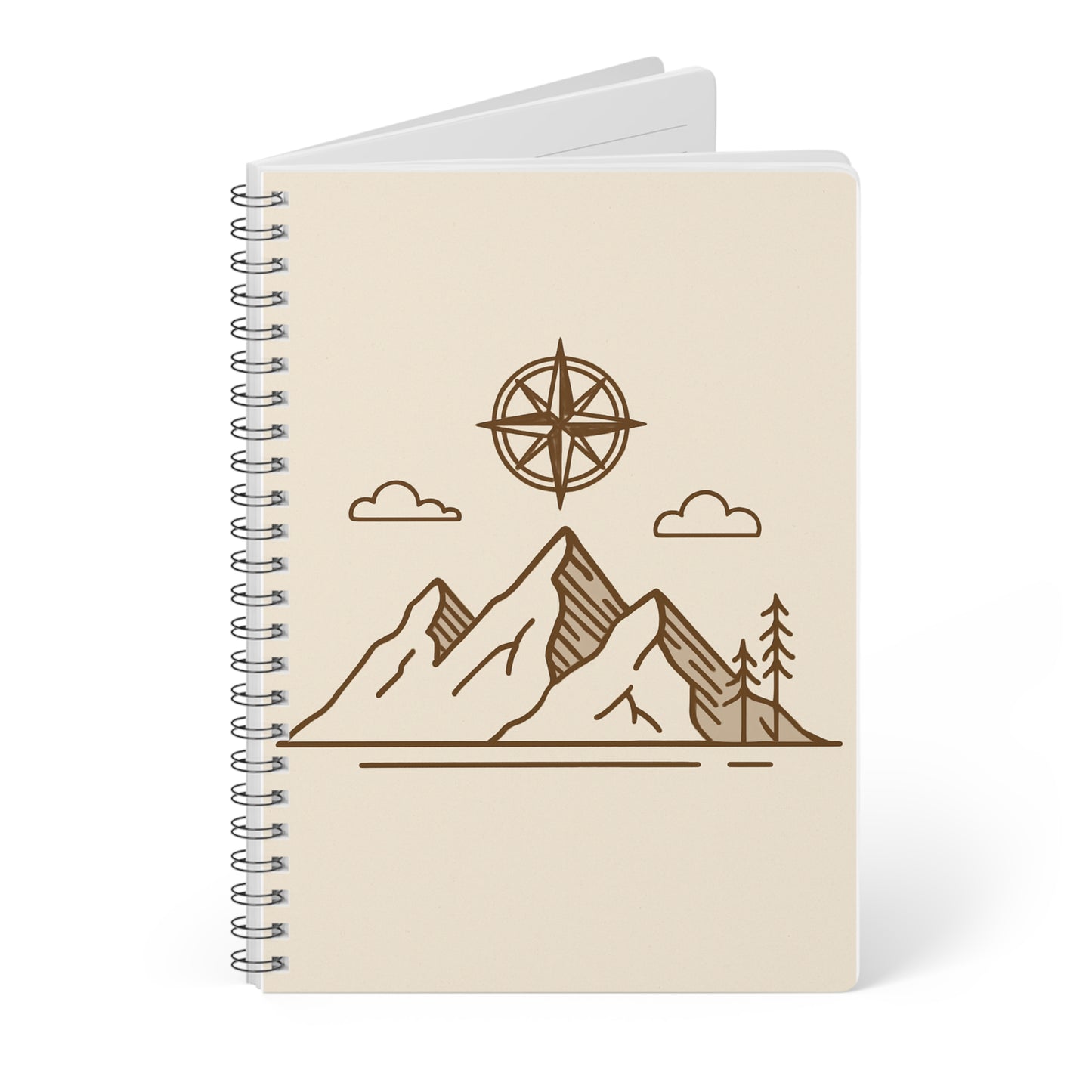 Notizbuch Kompass & Berg A5