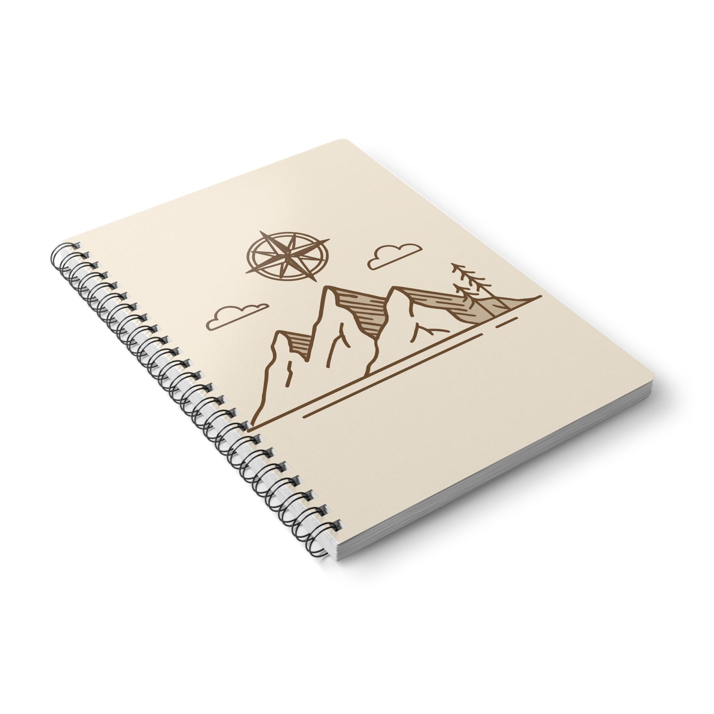 Notizbuch Kompass & Berg A5