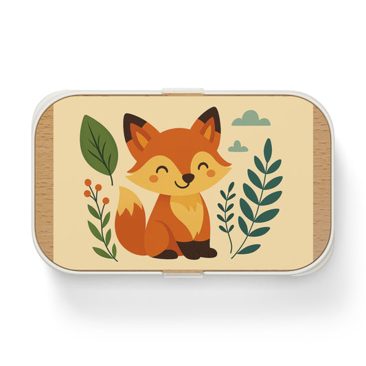 Fröhlicher Fuchs – Lunchbox-Design für kleine Naturfreunde