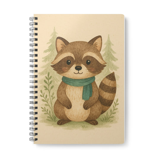 Notizbuch Waschbär A5