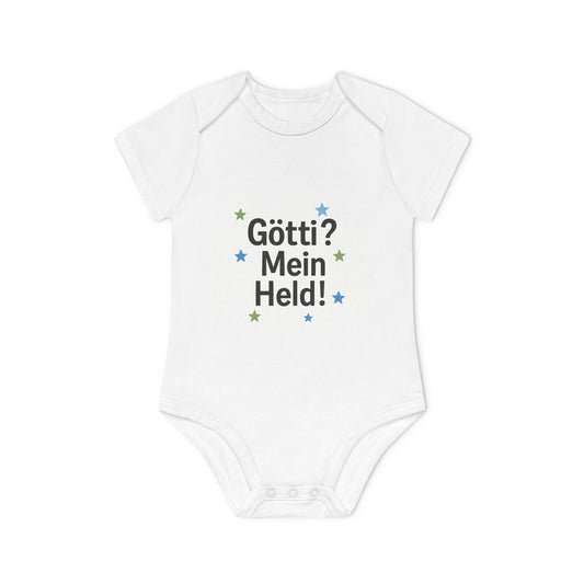 Götti? Mein Held! – Verspieltes Body-Design für kleine Superfans