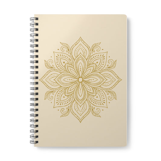 Notizbuch Mandala gold A5