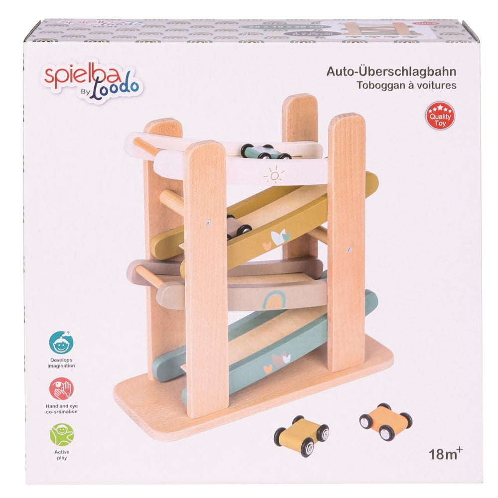 Holz Auto Überschlagbahn