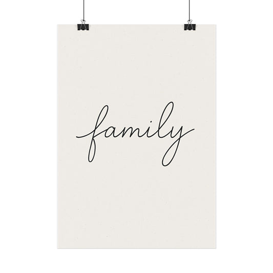 Wandbild Fineline Family