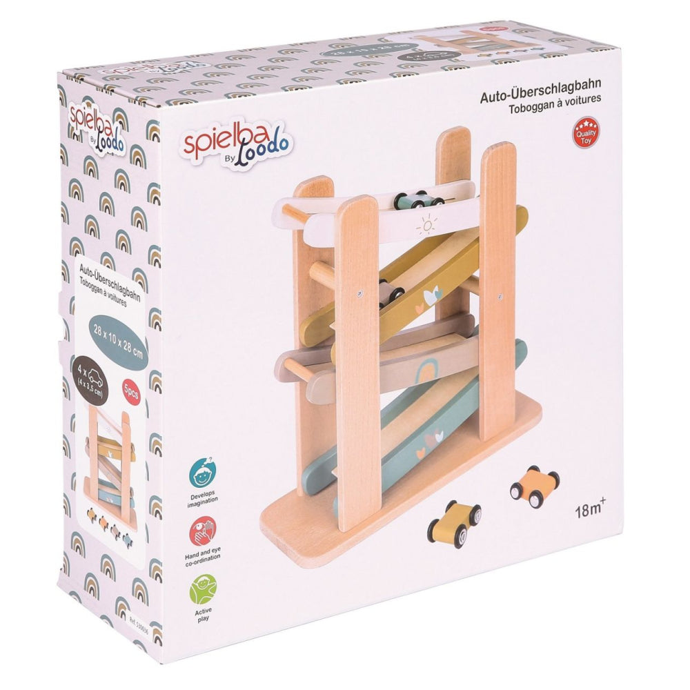 Holz Auto Überschlagbahn