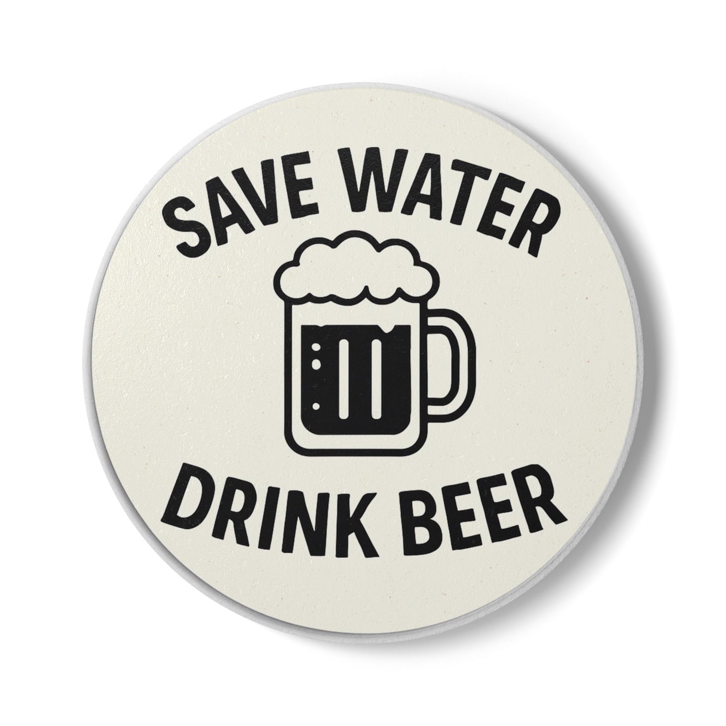 Save Water – Drink Beer | Lustiger Untersetzer für Bierliebhaber
