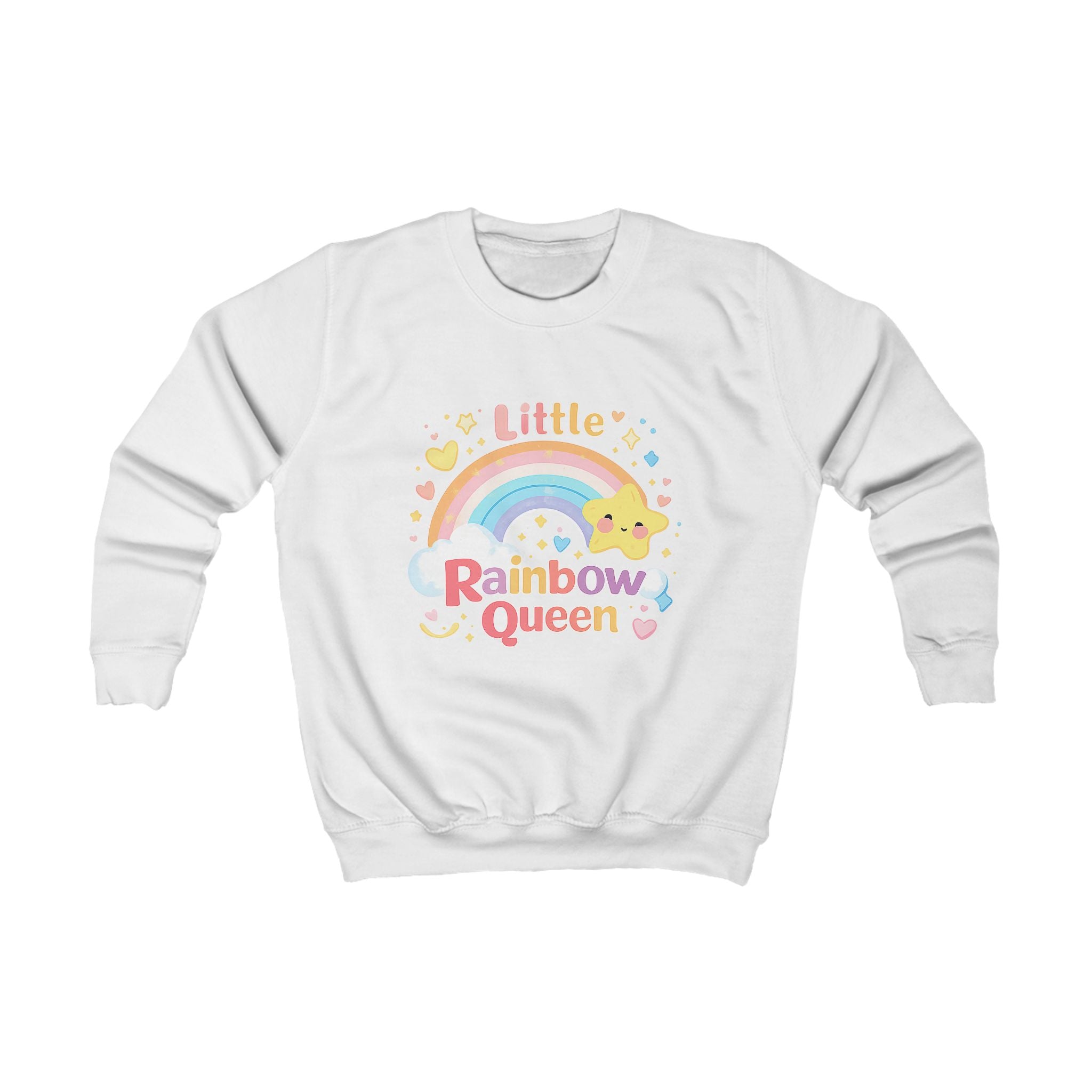 Mädchen Sweatshirt Little Rainbow Queen