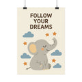Sanfter Traum – Elefantenposter fürs Kinderzimmer