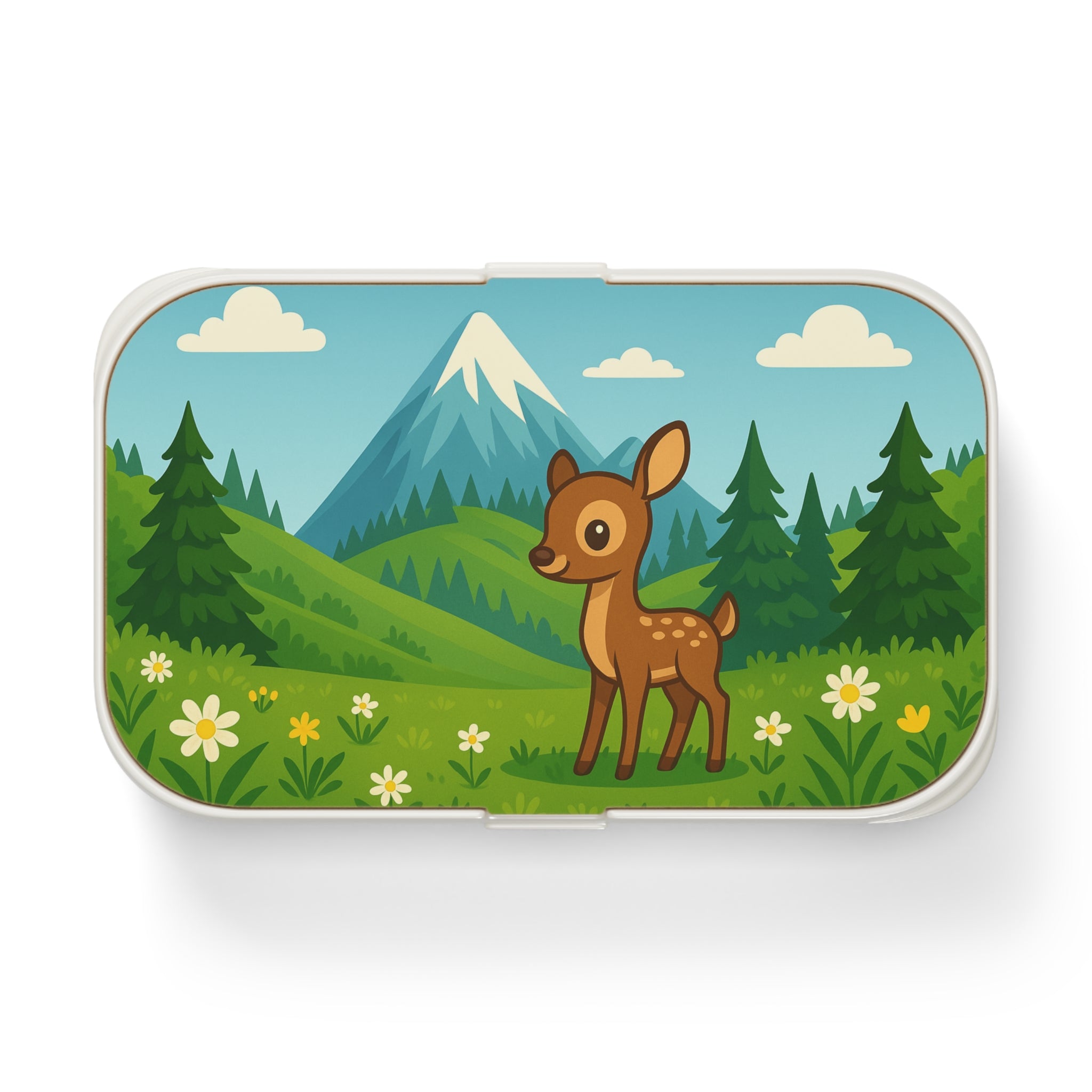 Kleines Reh im Gebirgszauber – Lunchbox für Kinder