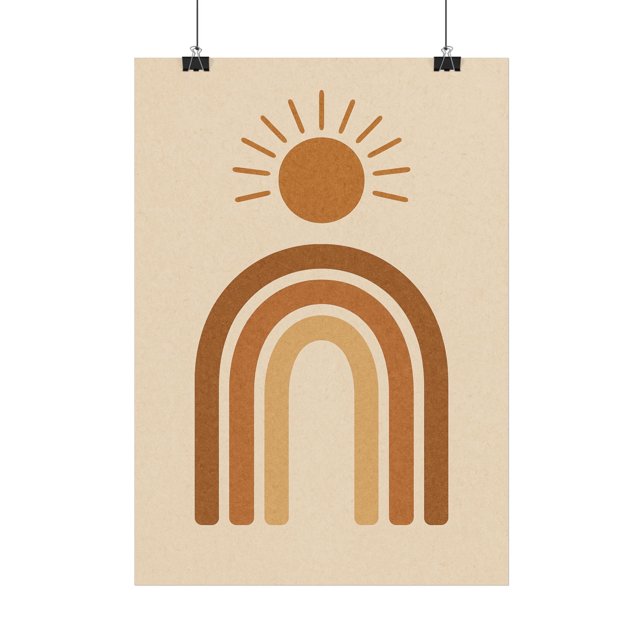 Sonne und Regenbogen