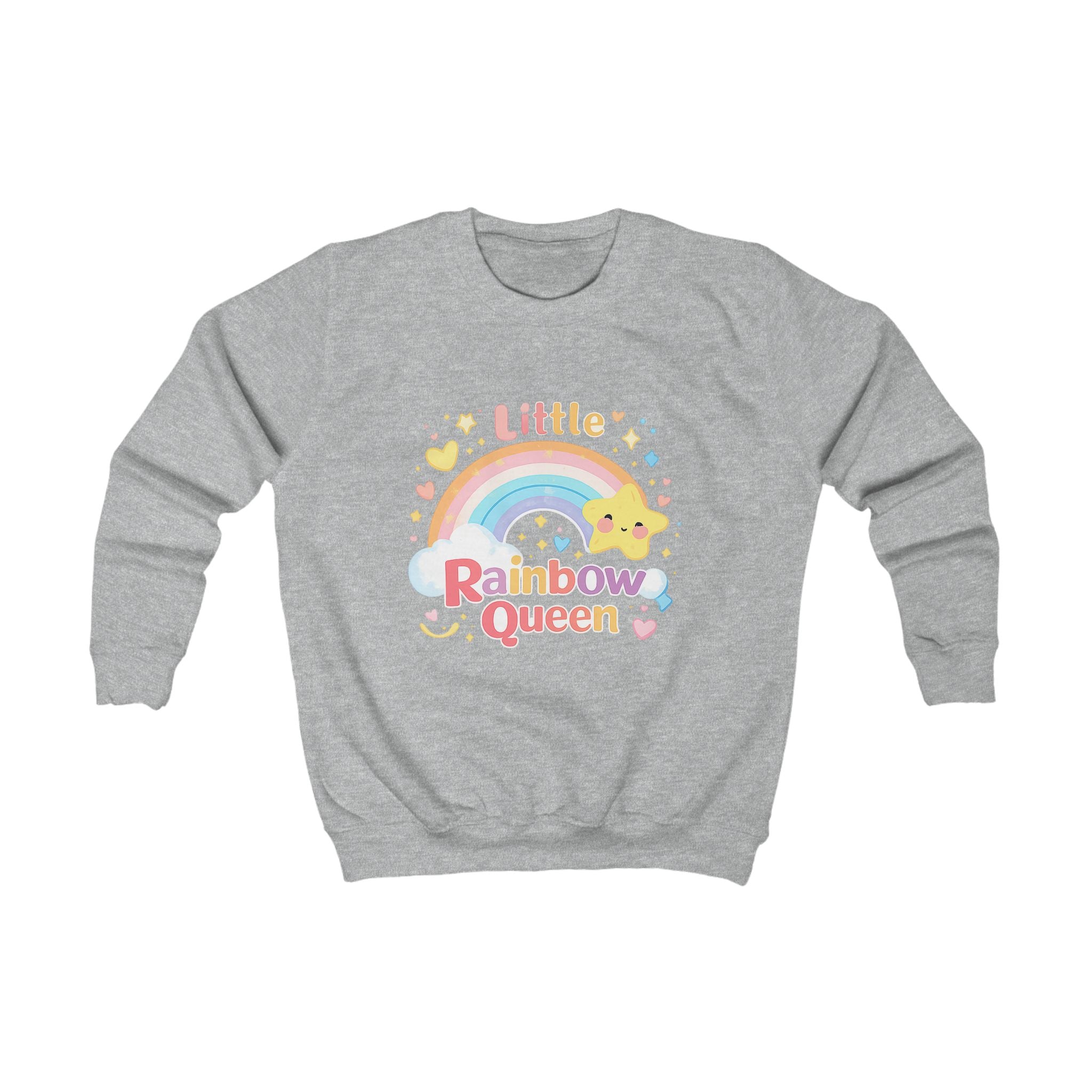 Mädchen Sweatshirt Little Rainbow Queen