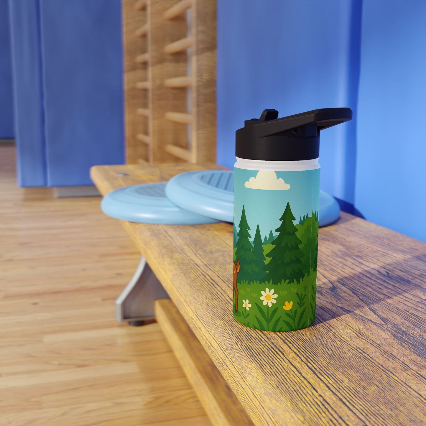 Waldzauber – Edelstahl-Trinkflasche für Kinder