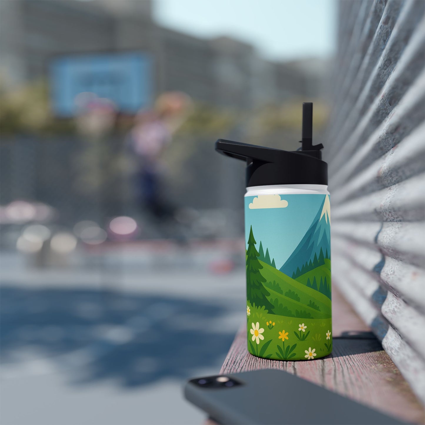 Waldzauber – Edelstahl-Trinkflasche für Kinder