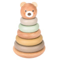 Holz-Steck-Bär Stapelspielzeug aus Naturholz