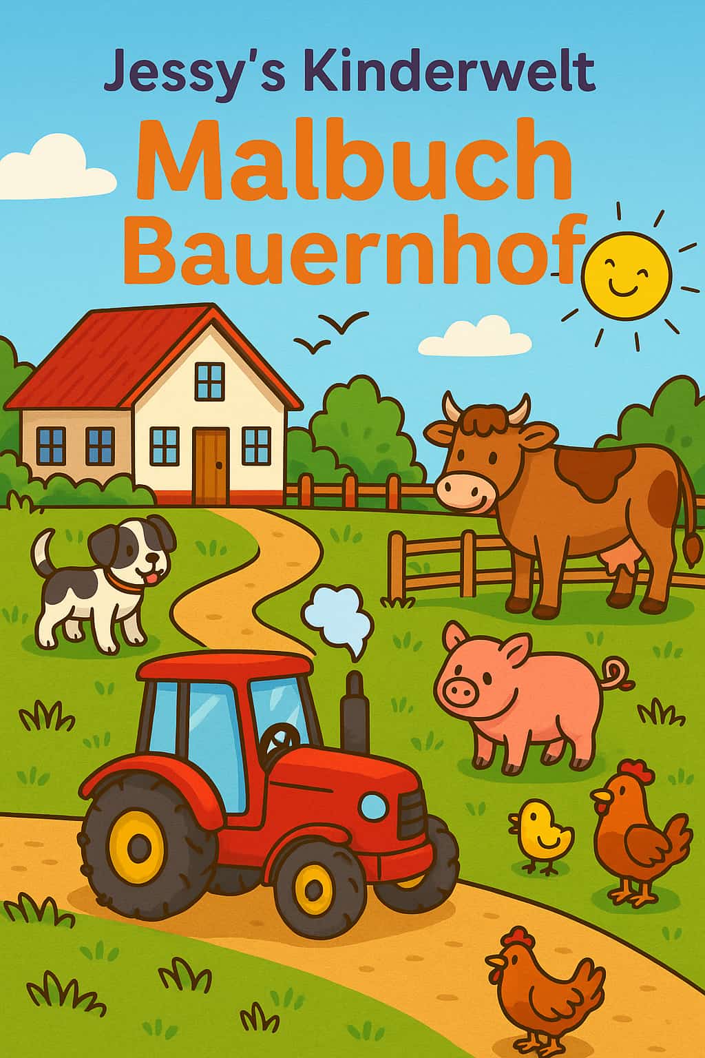Ausmalheft Bauernhof